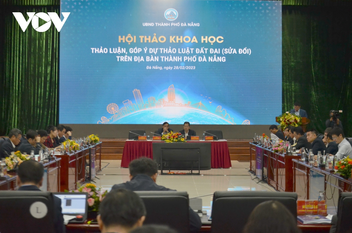 Đà Nẵng tổ chức hội thảo khoa học góp ý dự thảo Luật Đất đai